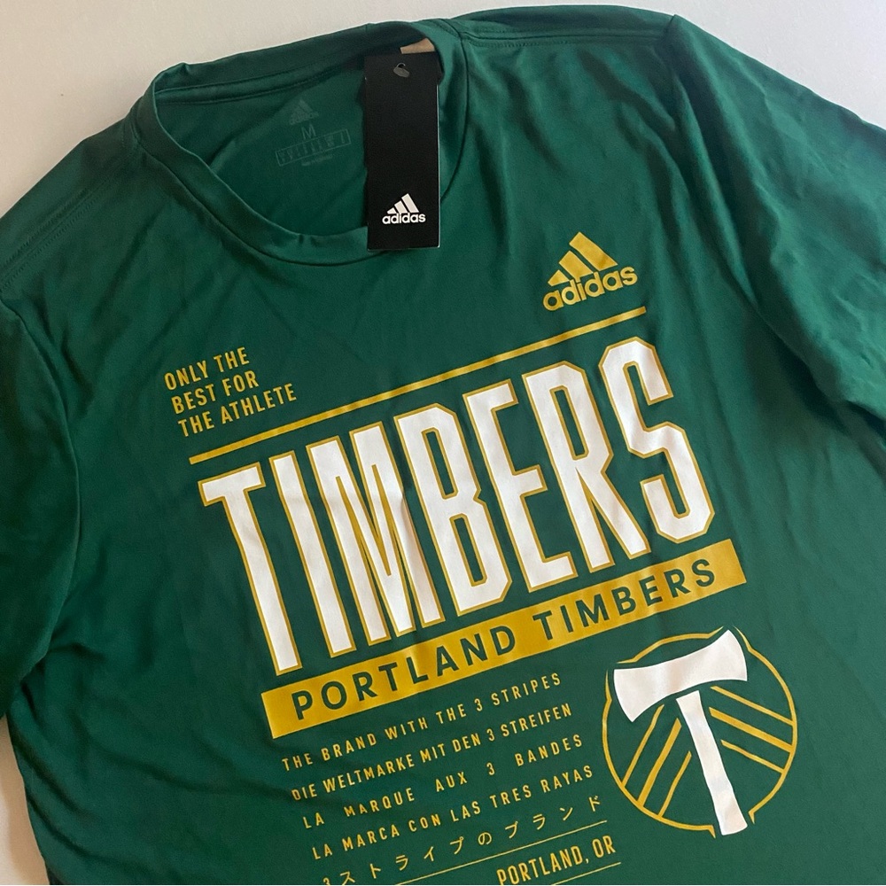 Portland Timbers Adidas Pregame Long Sleeve Performance Pullover Mens Medium